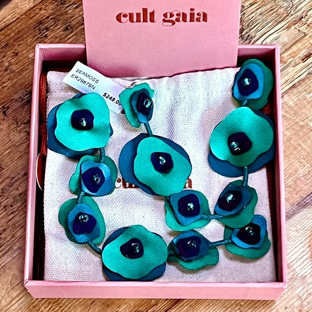 πΊπHPππΊ NWT Cult Gaia Zelena Earrings - Picture 7 of 16